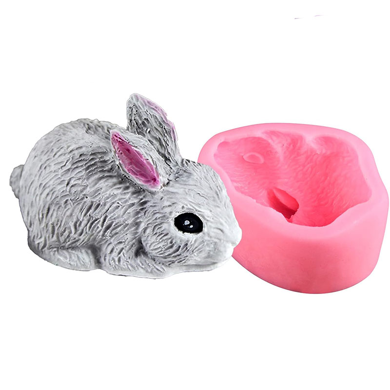 3D силиконовая форма для мыла  – обзор и цена Bunny Cake Mold